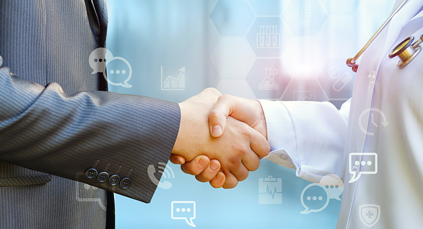 Shaking hands over trade & channel insights 