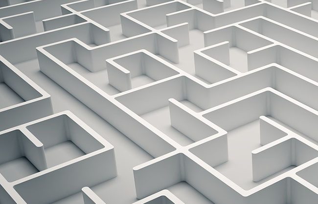 Maze representing the challenges faced with pharmaceutical market access