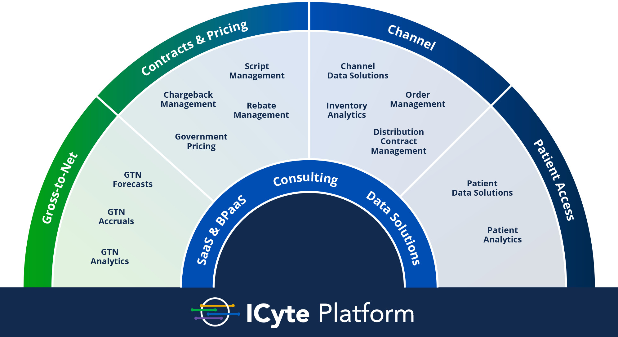 ICyte Platform: Pharma Market Access Software Diagram